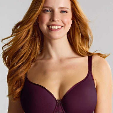 Panache Allure Spacer Bra - Plum Spacer Foam Panache