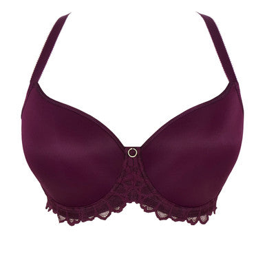 Panache Allure Spacer Bra - Plum Spacer Foam Panache