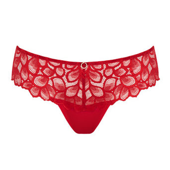 Panache Allure Thong - True Red Bra Fittings by Court 8 US / 12 UK (M) TRUE RED
