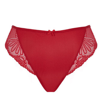 Sculptresse by Panache Entice Brazilian Brief Bra Fittings by Court 8 US / 12 UK (M) RED