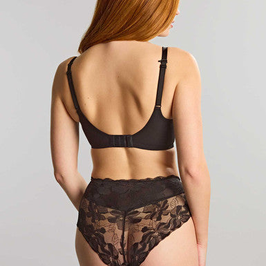 Panache Evangeline Deep Brief - Black Bra Fittings by Court