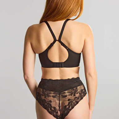 Panache Evangeline Deep Brief - Black Bra Fittings by Court