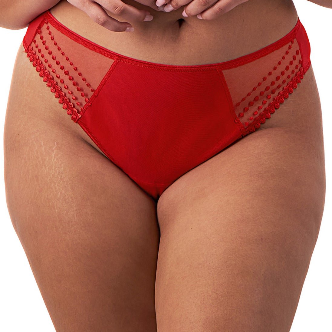 Elomi Matilda Thong - Haute Red Thong Elomi