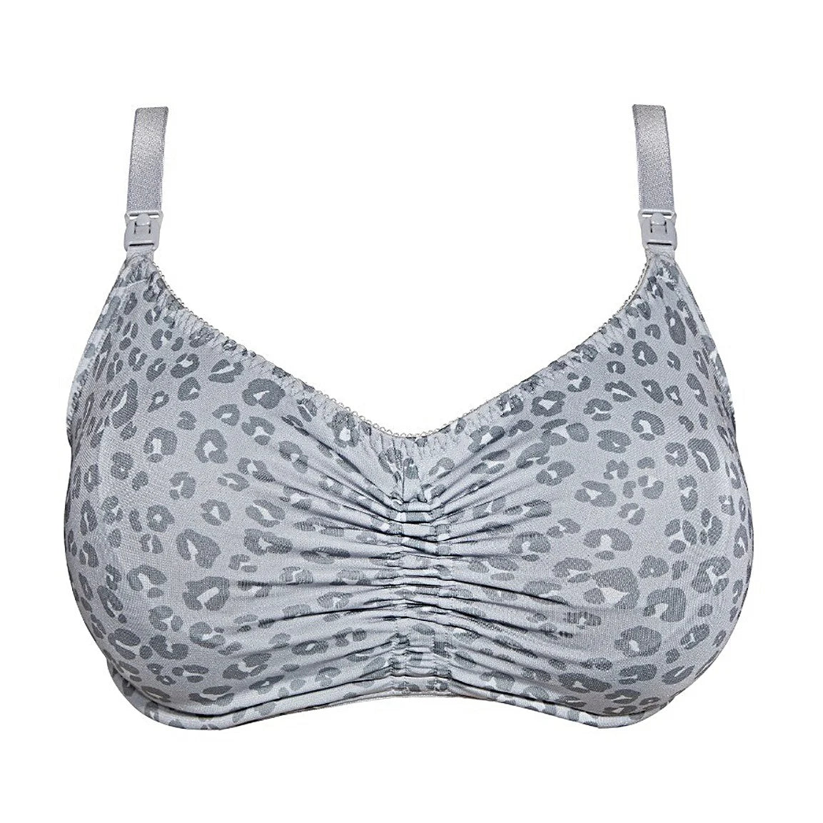 Royce Blossom Wireless Nursing Bra Royce 34L-N US / 34HH-JJ UK GREY LEOPARD