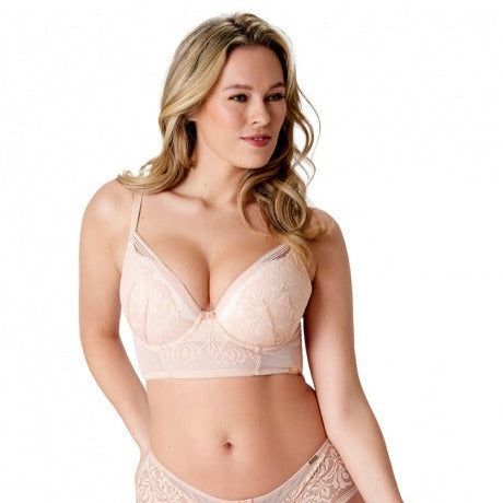 Gossard Encore Padded Longline Plunge Gossard 34I US / 34G UK BLUSH