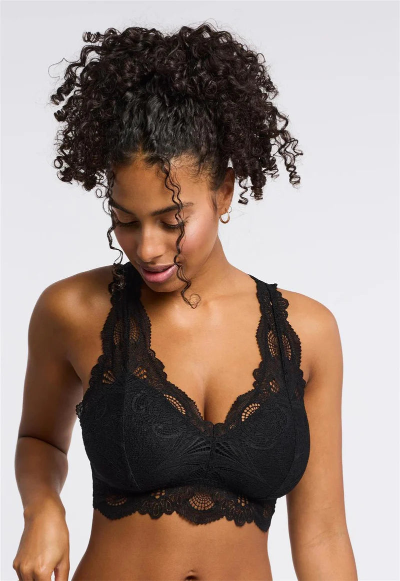 Fleur't Belle Époque Bralette Fleur't S (30B-DD -32B-D) BLACK