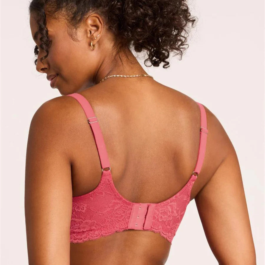 Montelle Muse Full Cup Lace Bra - Spiced Coral Montelle