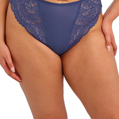Elomi Tiernie High Waist Thong - Denim Thong Elomi
