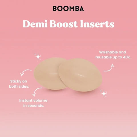 Boomba Demi Boost Inserts Bra Fittings by Court XS (AA) BIEGE