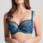 Panache Jasmine Balconnet *Final Sale* Bra Fittings by Court 30K US / 30H UK TEAL BOTANICAL