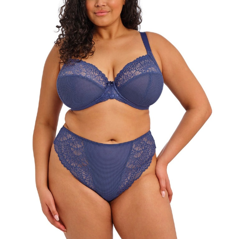 Elomi Tiernie High Waist Thong - Denim Thong Elomi