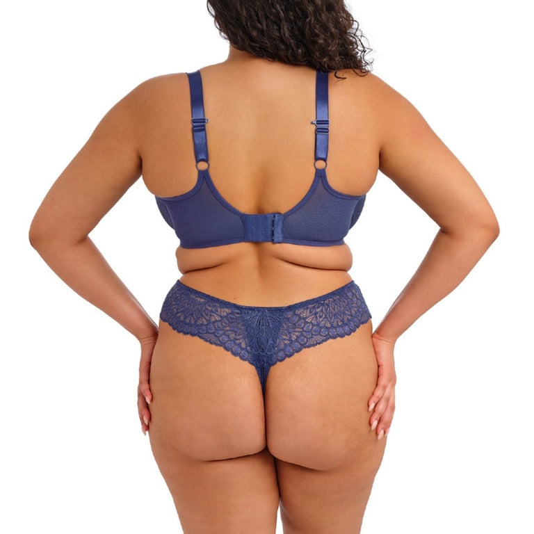Elomi Tiernie High Waist Thong - Denim Thong Elomi