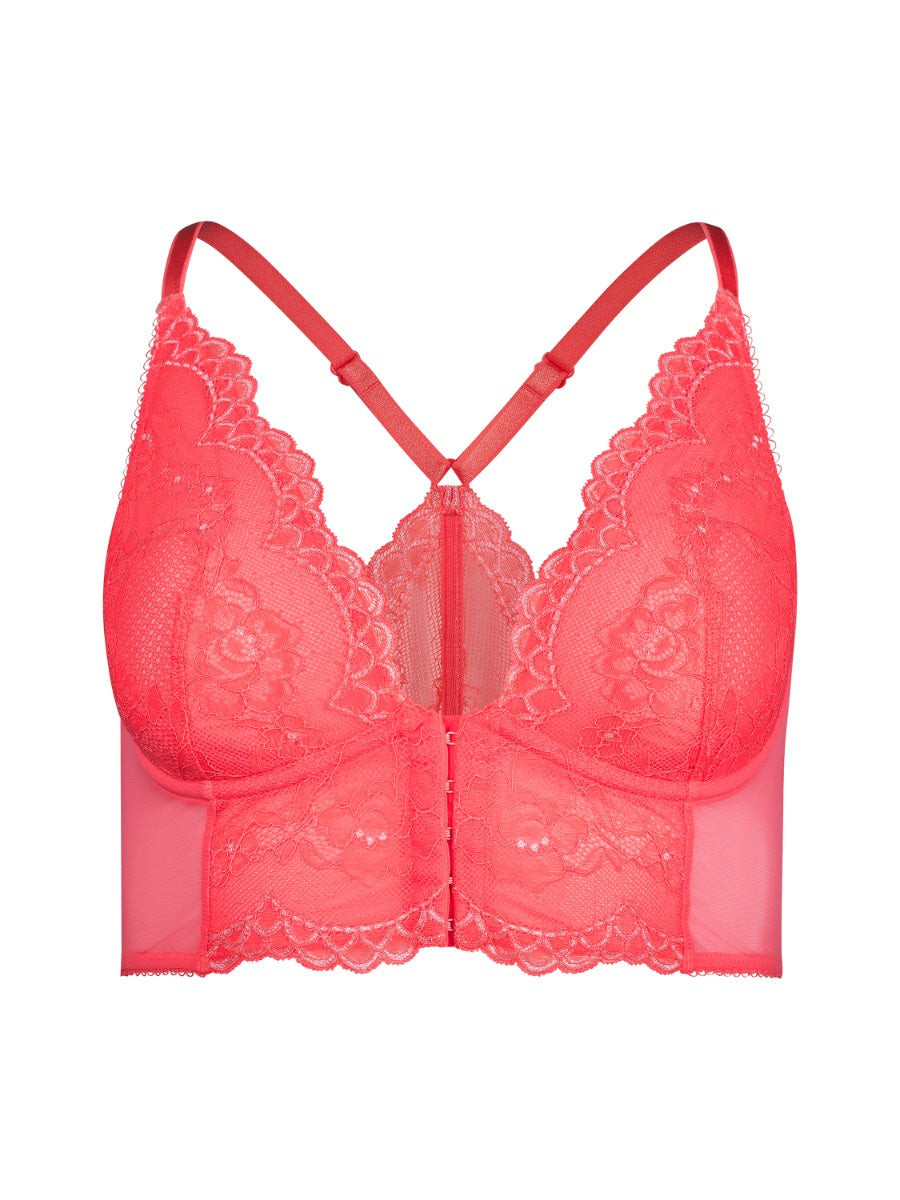 Gossard Superboost Deep V Bralette - Sugar Coral *Final Sale Gossard 30DDD US / 30E UK SUGAR CORAL