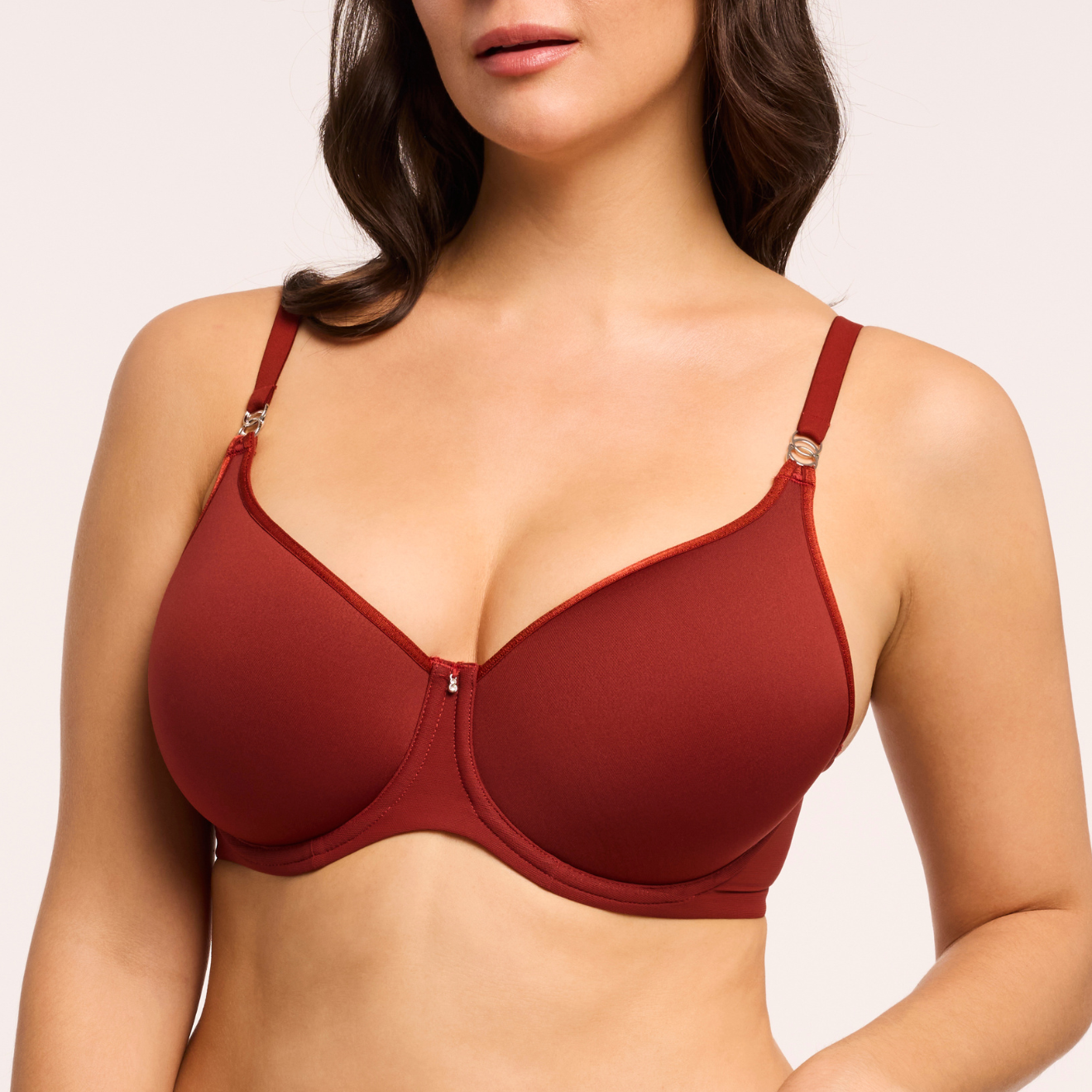 Montelle Sublime Spacer Bra - Chili Spacer Foam Montelle 28DD (E) CHILI