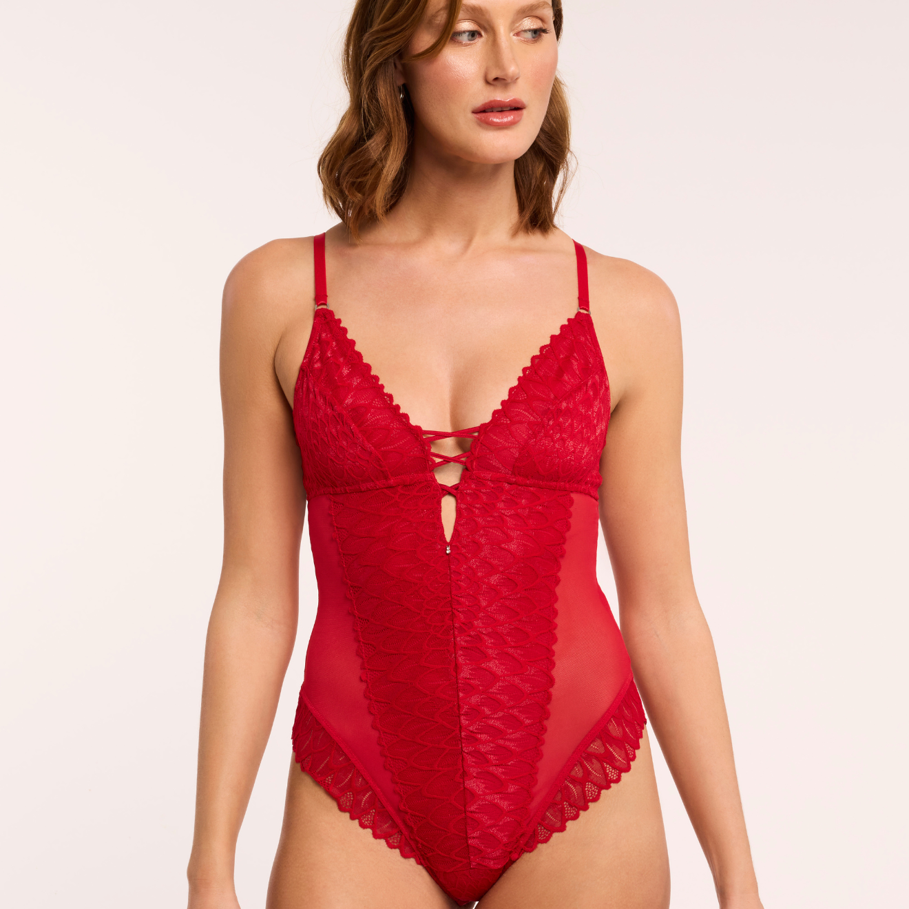 Montelle Lacy Teddy Bodysuit Montelle