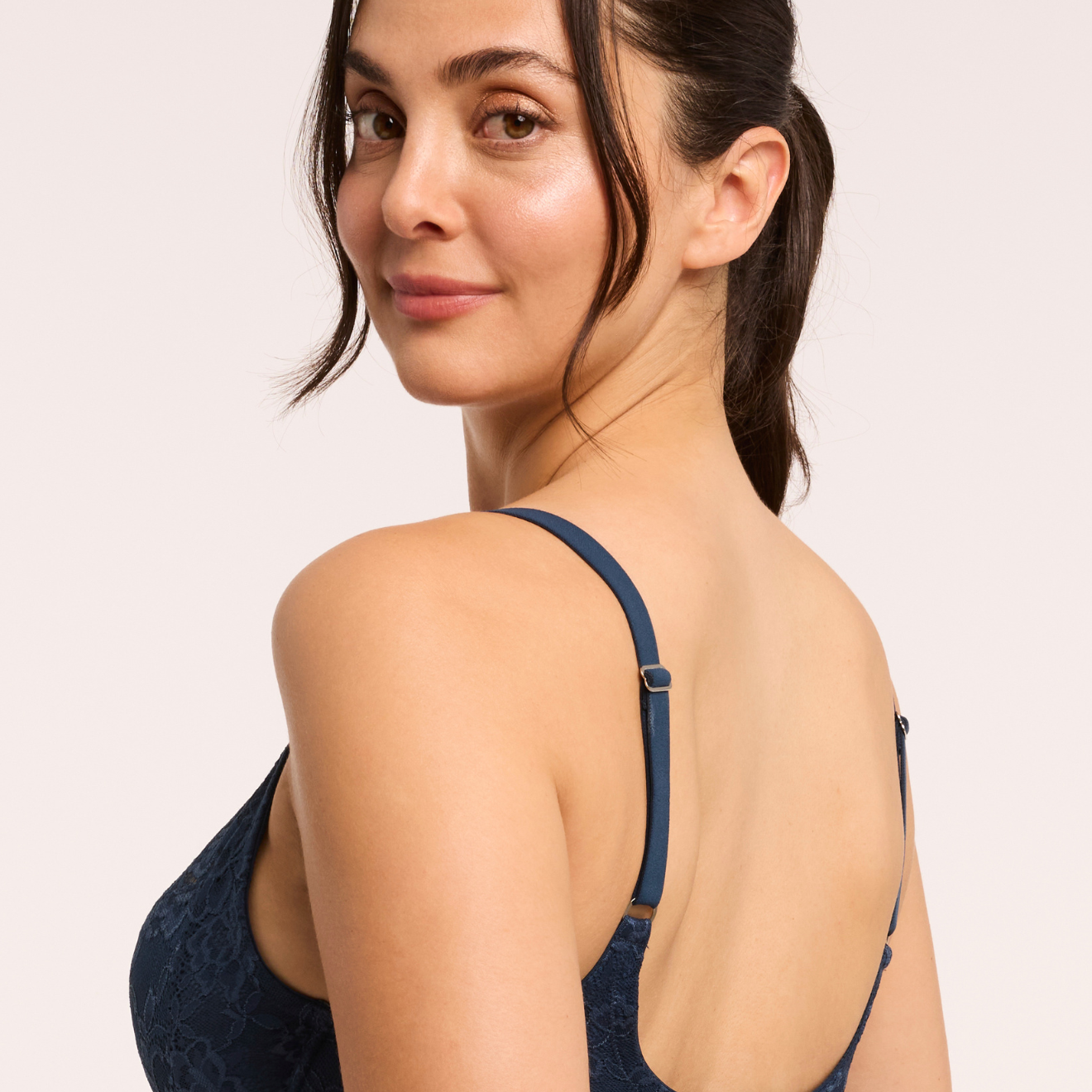 Montelle Muse Full Cup Lace Bra -Cambridge Blue Montelle