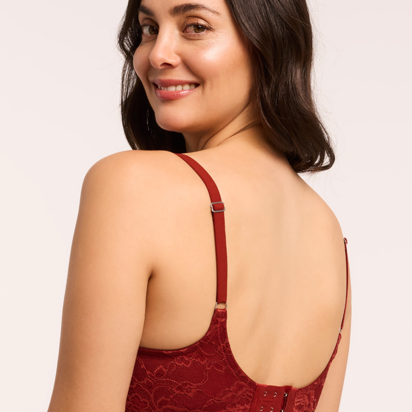 Montelle Muse Full Cup Lace Bra - Chili Montelle