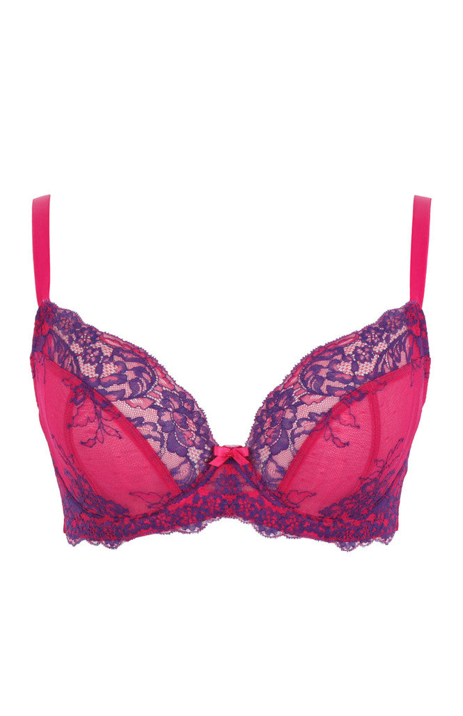 Panache Ana Plunge Bra *Final Sale* Panache 28H US / 28FF UK ORCHID / INDIGO