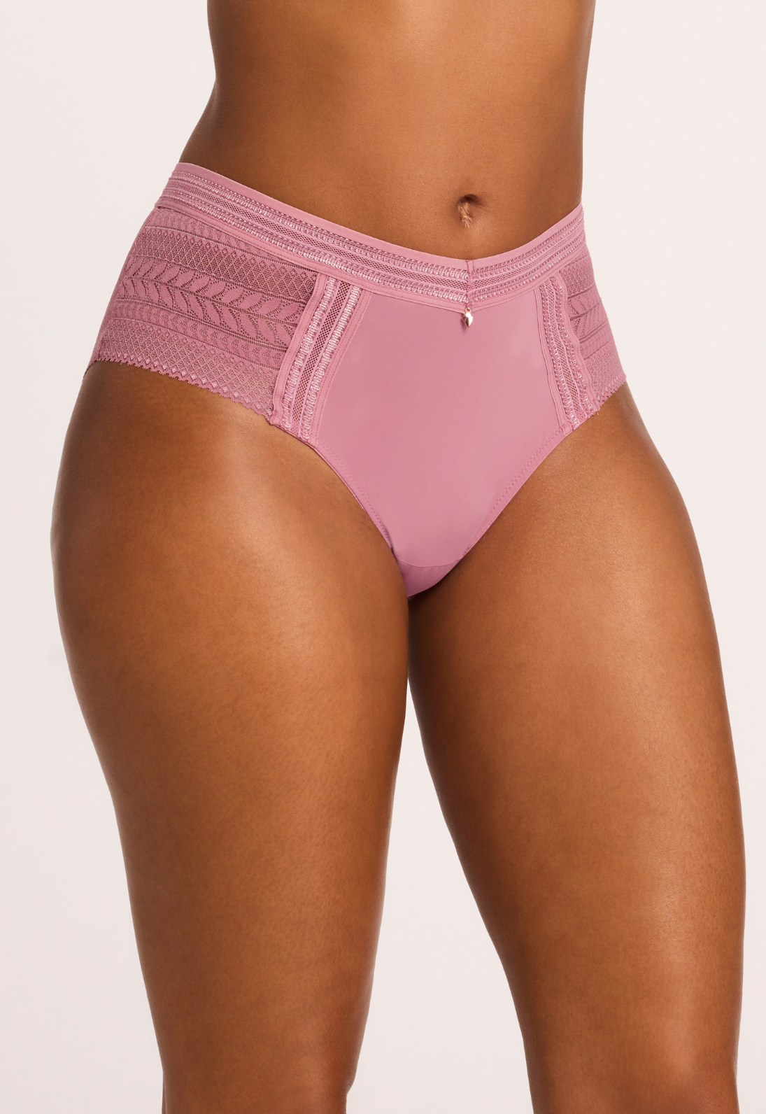 Montelle Lacy Brief-Rosaline *Final Sale Bra Fittings by Court 6 US / 10 UK (S) ROSE