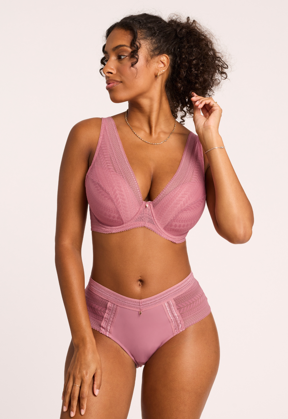 Montelle Lacy Brief-Rosaline *Final Sale Bra Fittings by Court