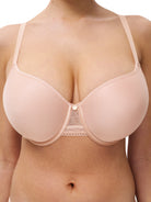 Chantelle C Jolie Custom Fit T-Shirt Bra Molded Cup Chantelle 30DD (E) ROSE