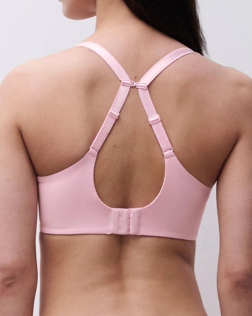Chantelle Norah Chic Plunge T-Shirt Bra - Candy Pink Molded Cup Chantelle