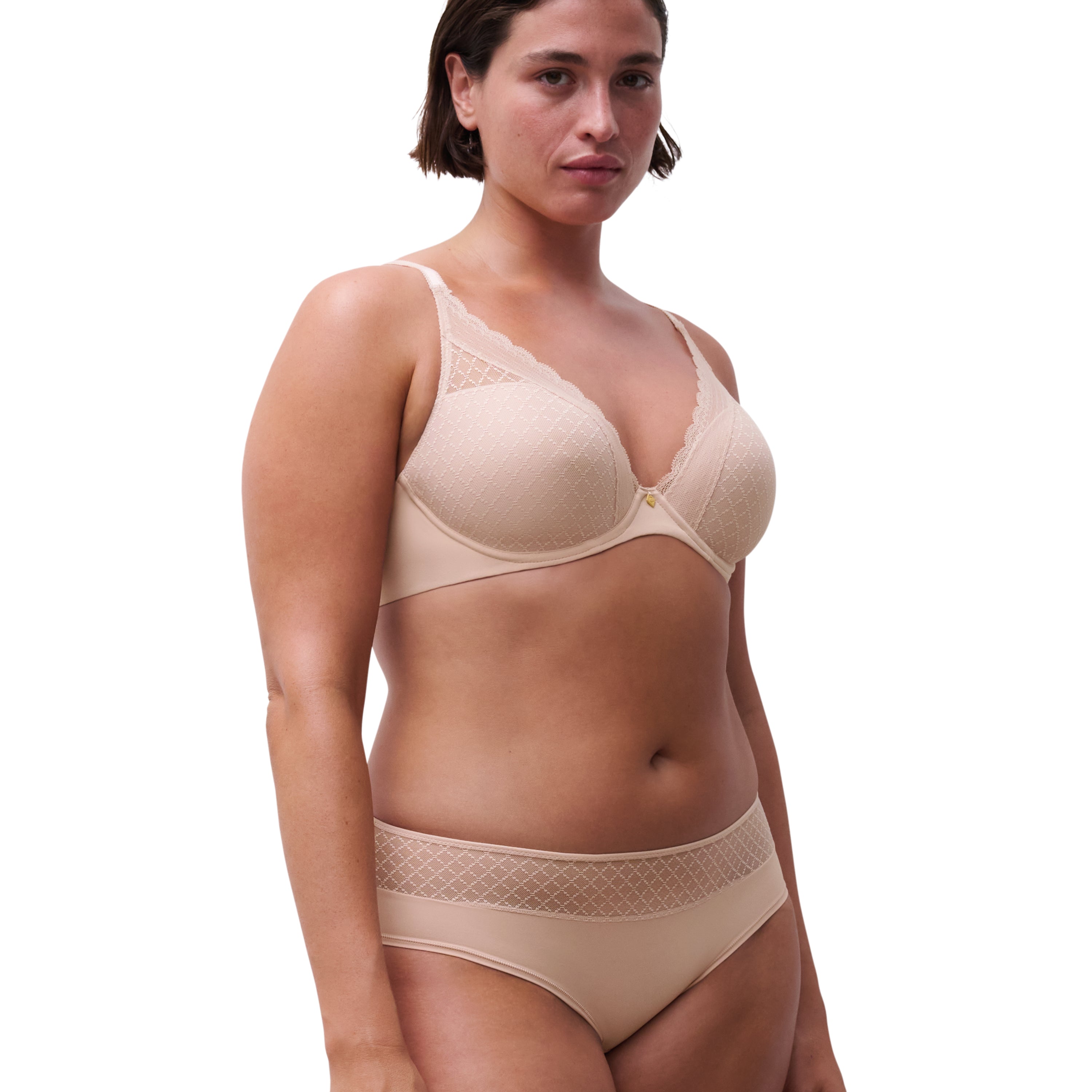 Chantelle Norah Chic Plunge T-Shirt Bra Molded Cup Chantelle