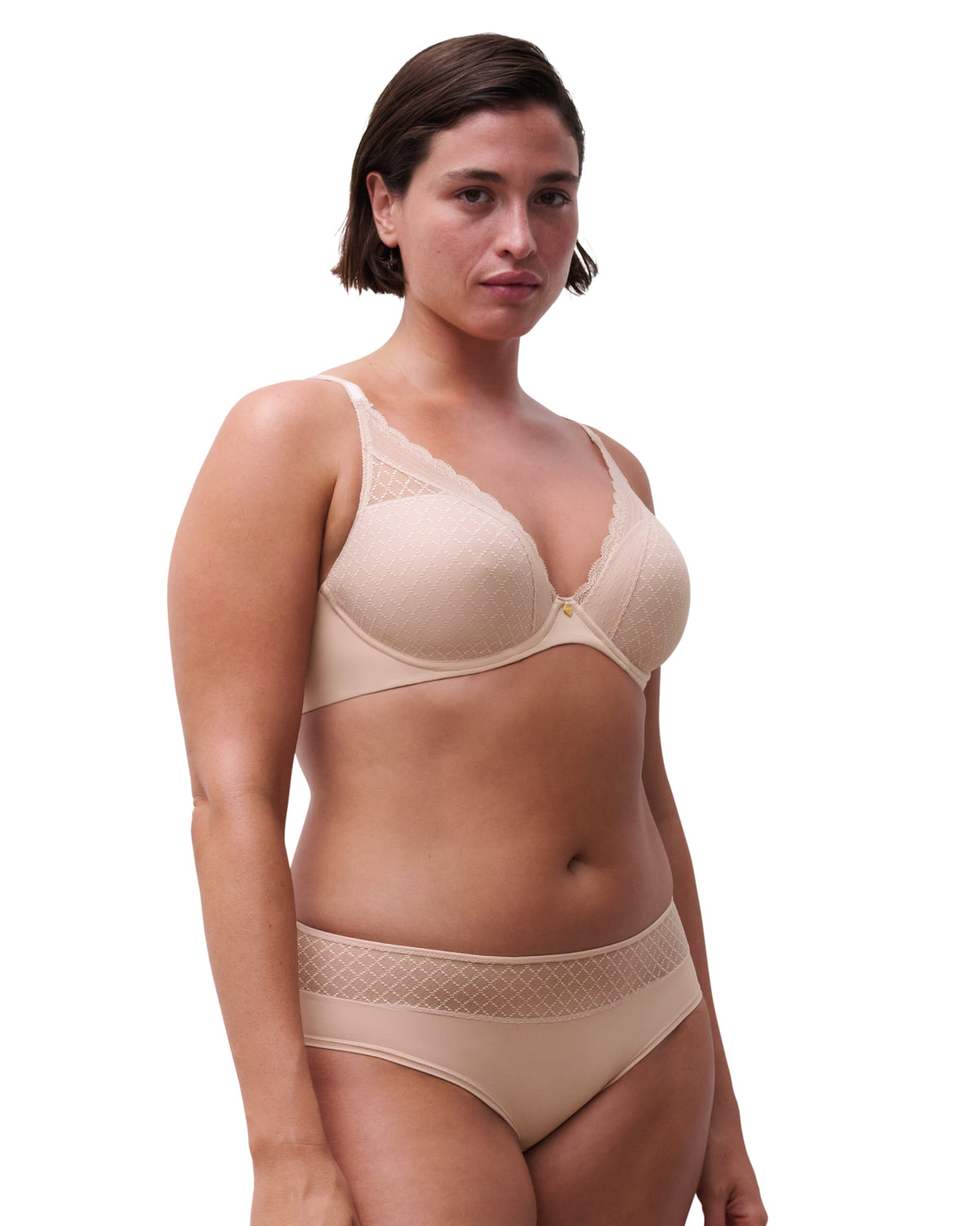 Chantelle Norah Chic Plunge T-Shirt Bra Molded Cup Chantelle