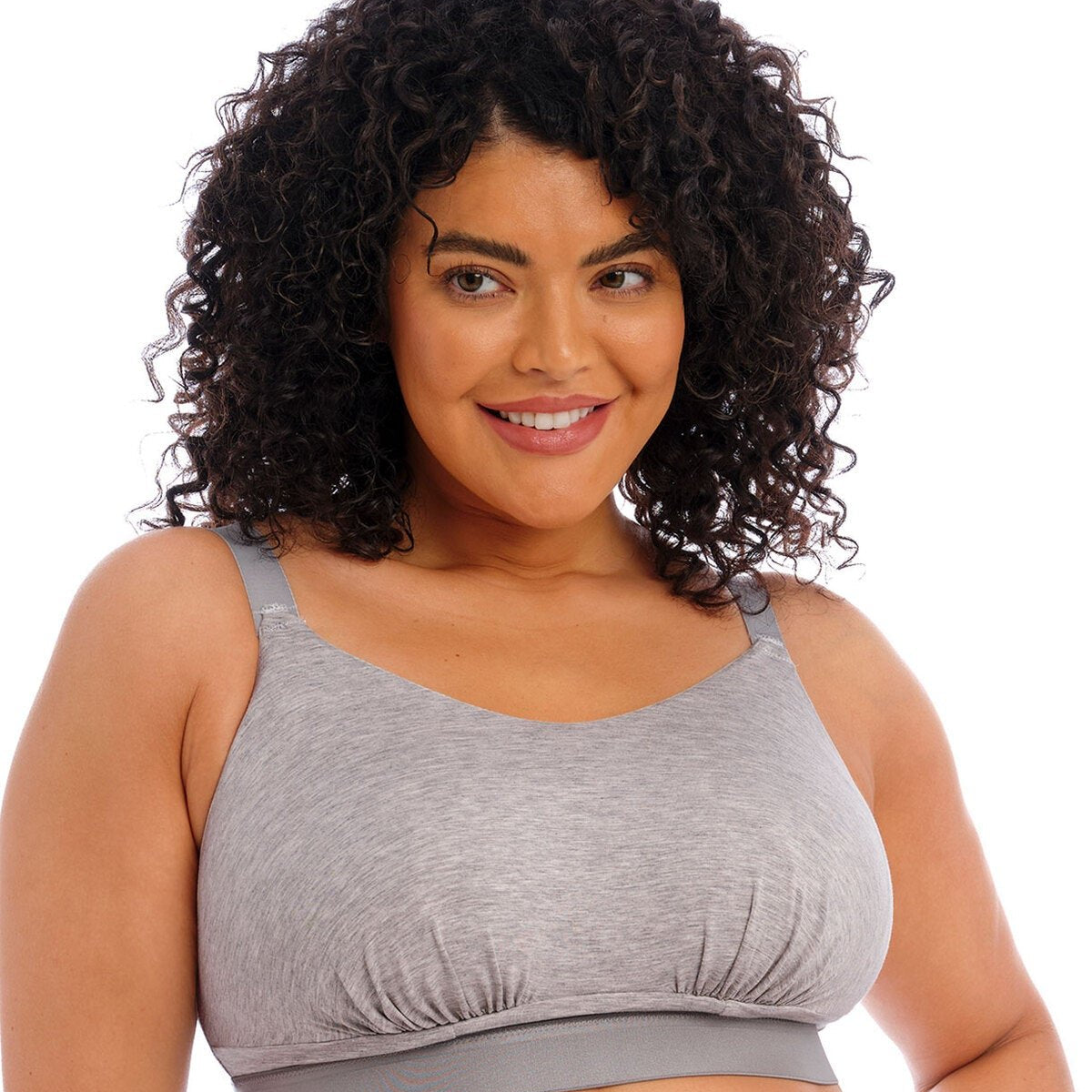 Elomi Downtime Bralette Elomi 38I-J US / 38G-GG UK GREY MARL