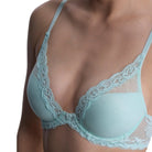 Natori Feathers Plunge -Whipped Mint Lace *Final Sale Molded Cup Natori