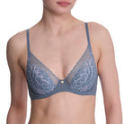 Natori Flora Fashion Color - Country Blue / Mulberry Molded Cup Natori