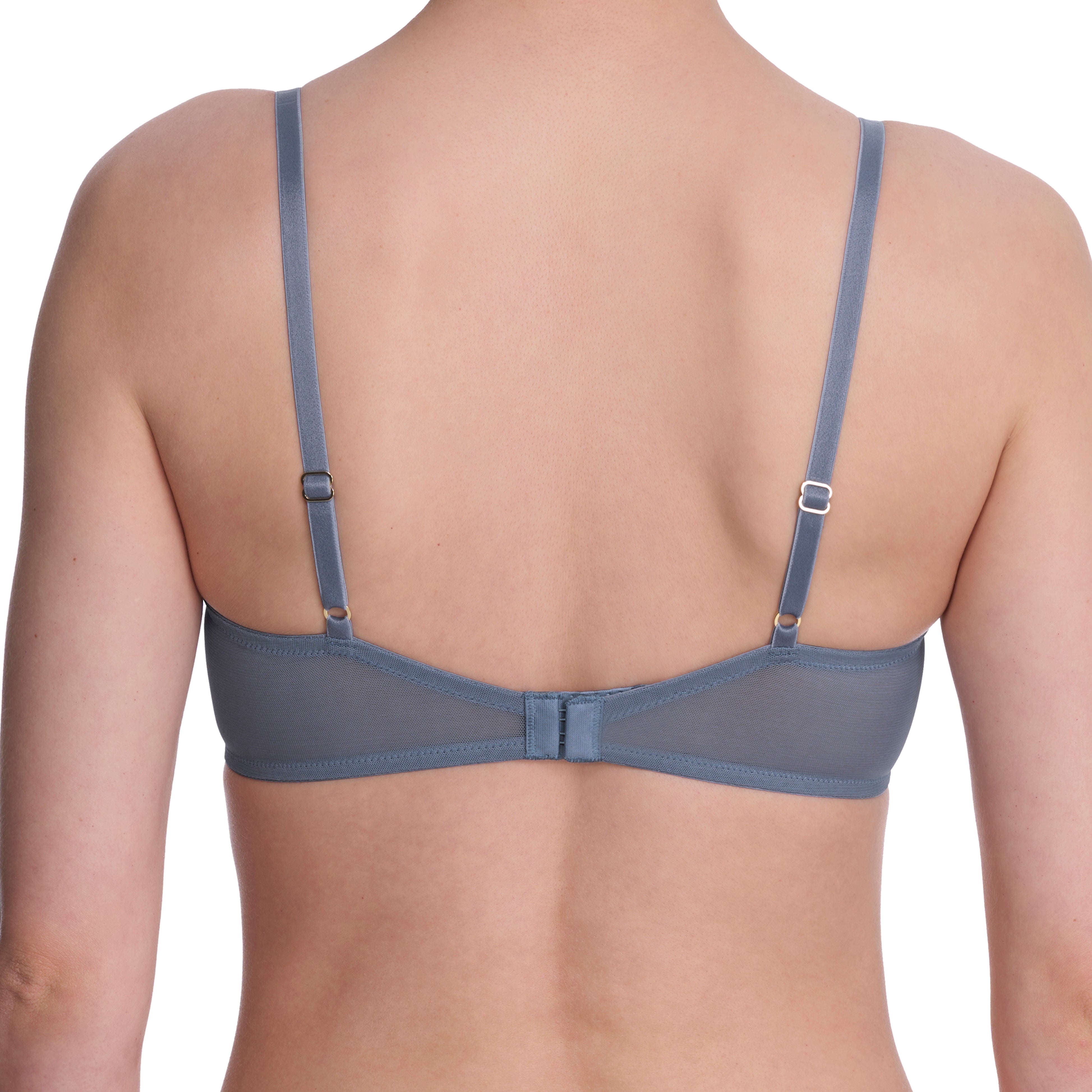 Natori Flora Fashion Color - Country Blue / Mulberry Molded Cup Natori