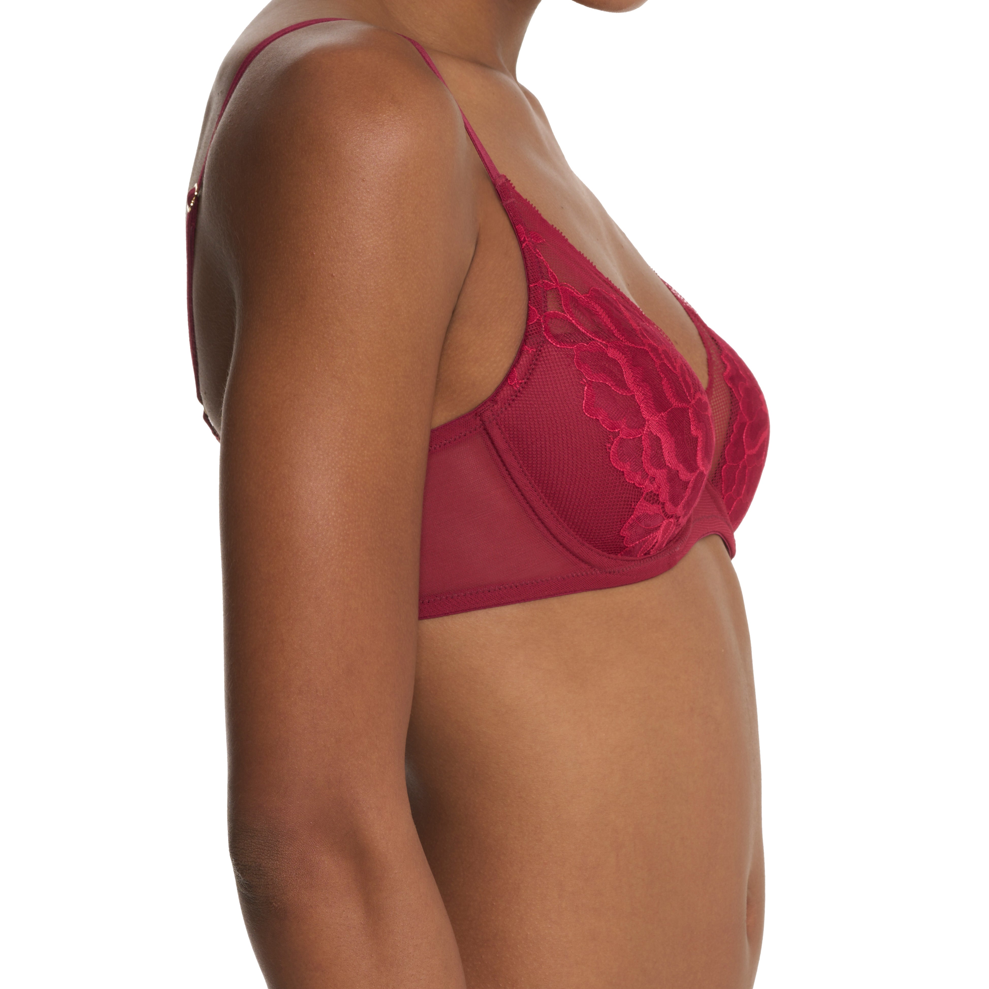 Natori Flora Fashion Color -Red/Bonfire Molded Cup Natori