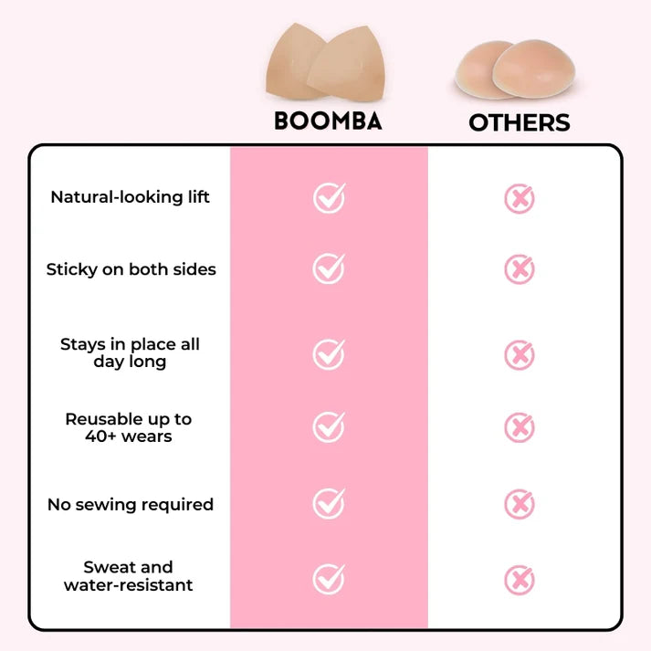 Boomba Invisible Lift Inserts Bra Fittings by Court