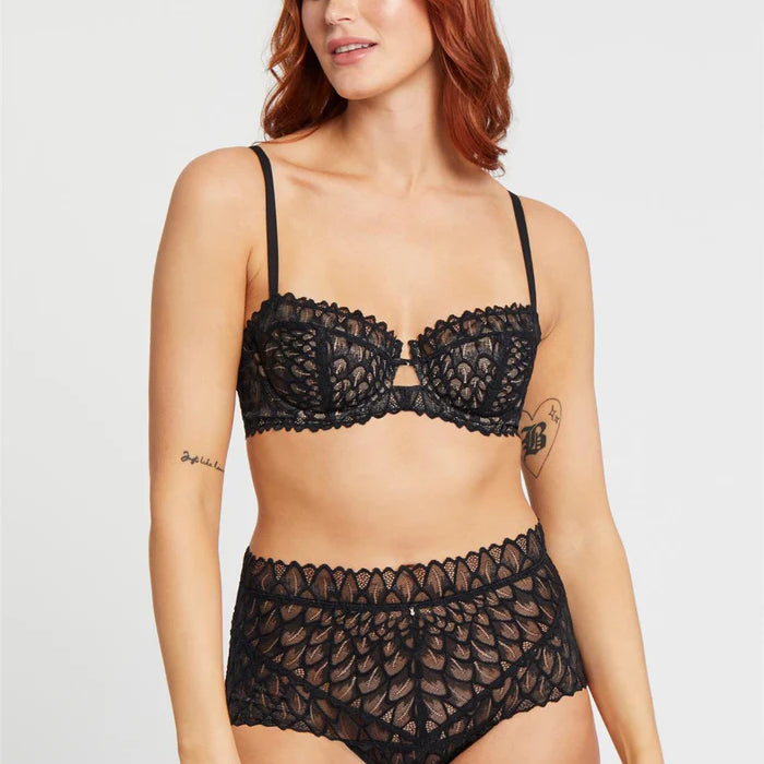 Montelle Lacy Keyhole Balconette Bra Montelle