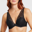 Montelle Lacy Mystique Plunge Montelle 28D BLACK / NOIR