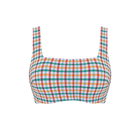 Panache Gina Square Neck Crop Bikini- Seersucker Print Bikini Bra Fittings by Court 30DD SEERSUCKER PRINT