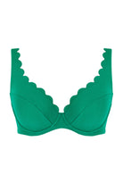 Panache Spirit Lauren Plunge Bikini Top Bikini Bra Fittings by Court 30DDD US / 30E UK VERDE GREEN