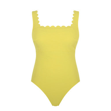 Panache Honor Square Neck One Piece Swimsuit *Final Sale* Bra Fittings by Court 30DDD US / 30E UK SUNSHINE