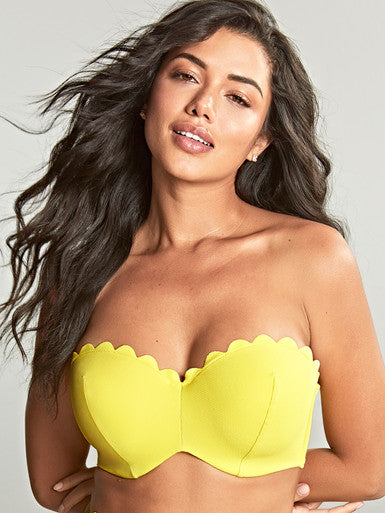 Panache Poppy Moulded Bandeau Bikini Top *Final Sale* Bikini Bra Fittings by Court