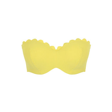 Panache Poppy Moulded Bandeau Bikini Top *Final Sale* Bikini Bra Fittings by Court 30H US / 30FF UK SUNSHINE