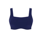 Panache Gina Square Neck Crop Bikini Top *Final Sale* Bikini Bra Fittings by Court 34K US / 34H UK AZZURRO NAVY