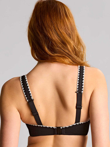 Panache Jennifer Plunge Bikini Top - Aurora Black & White Bikini Bra Fittings by Court