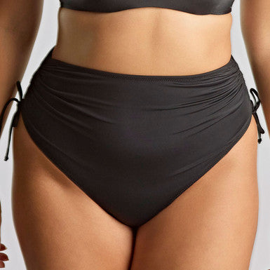 Panache Midi Gathered Swim Bottom- Signature Black Bra Fittings by Court