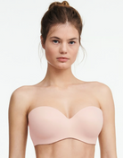 Chantelle Norah Comfort Strapless Convertible Bra Molded Cup Chantelle 30C NUDE ROSE