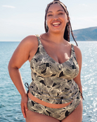 Curvy Kate Ripple Reef Non-Wired Multiway Tankini Top Bra Fittings by Court