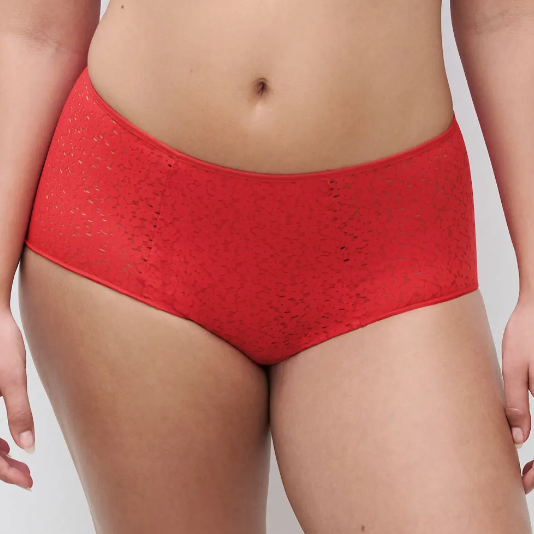 Chantelle Norah Comfort High Waist Brief - Poppy Red Chantelle 6 US / 10 UK (S) POPPY RED