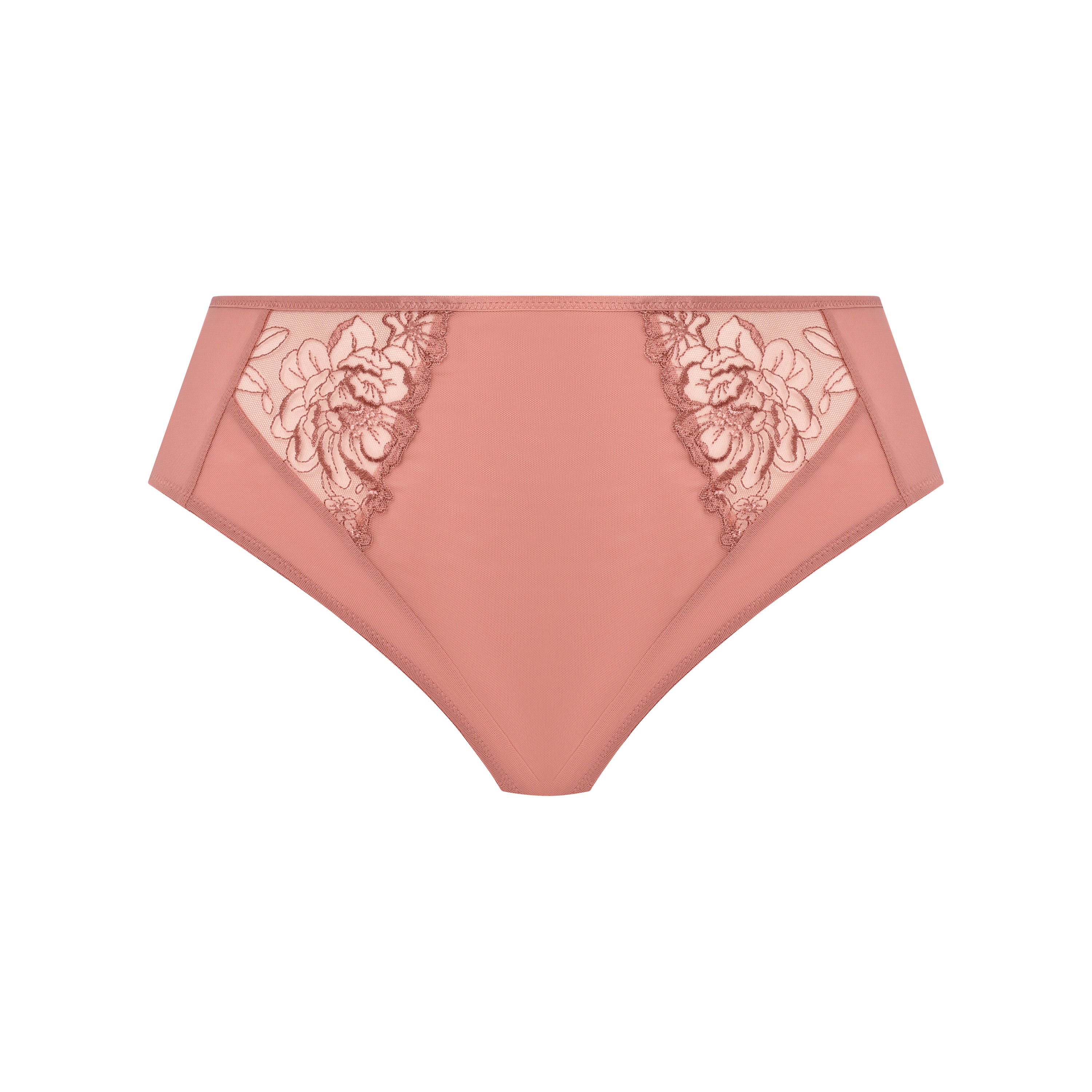 Elomi Teagan High Leg Brief *Final Sale Brief Elomi 8 US / 12 UK (M) ASH ROSE