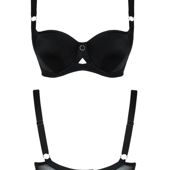 Curvy Kate Boost Me Up Padded Balcony Bra Molded Cup Curvy Kate 30H US / 30FF UK BLACK