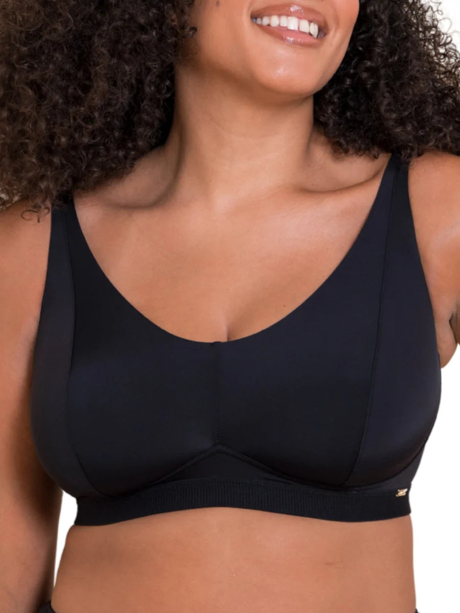 Curvy Kate Zen Non-Wired Bralette Curvy Kate 30K-L US / 30H-HH UK BLACK
